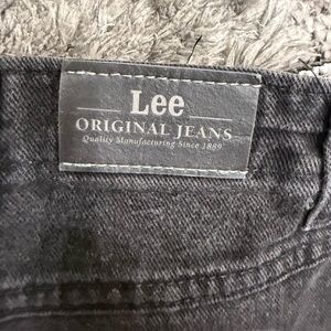 Vintage Lee High Rise Mom Jeans black